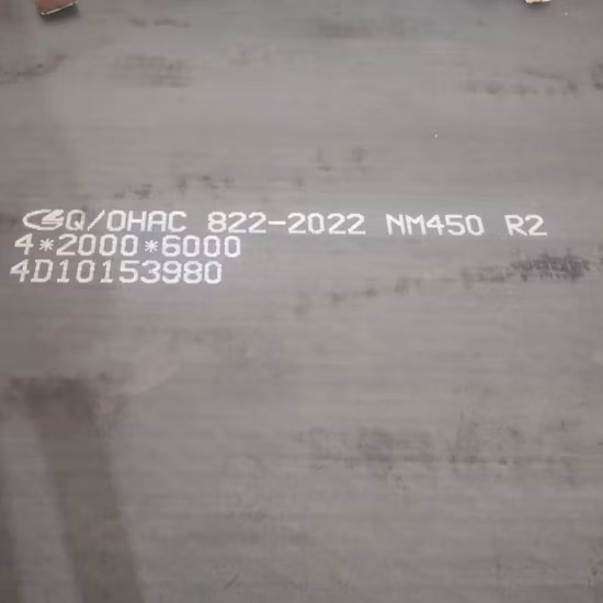 Fornecedor dourado Nm360 Nm400 Largura 2000mm 2200mm Placa de aço resistente ao desgaste Placa de desgaste com revestimento duro
