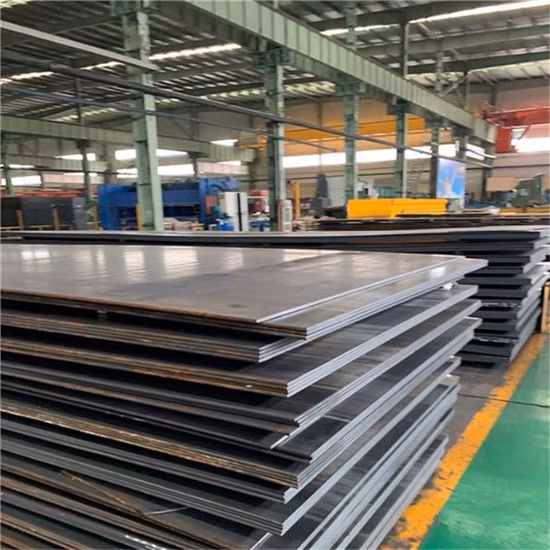 Preço de fábrica de metal laminado a quente S355jr placa de aço de baixa liga